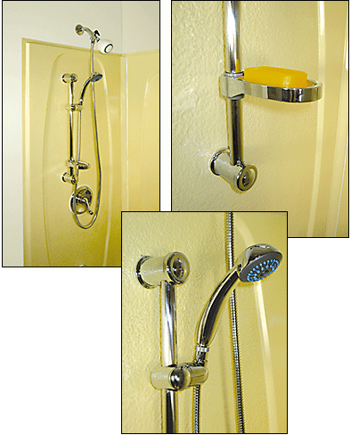 Adjustable Wall Bar Shower Set